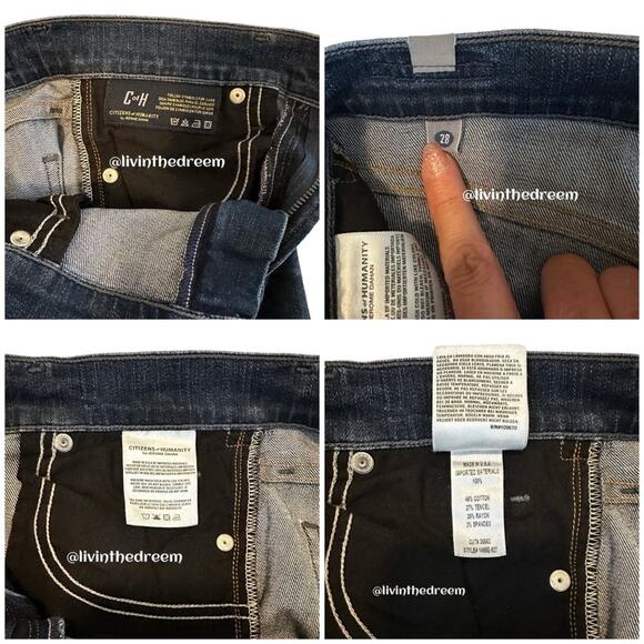 Citizens Of Humanity Avedon Ankle Skinny Women's Jeans SZ 28 $219 - Picture 13 of 13